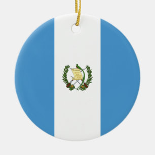 Guatemalteekse vlag keramisch ornament