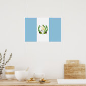 Guatemalteekse vlag poster (Keuken)