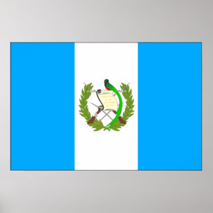Guatemalteekse vlag poster
