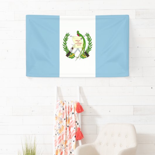 Guatemalteekse vlag spandoek (Insitu)