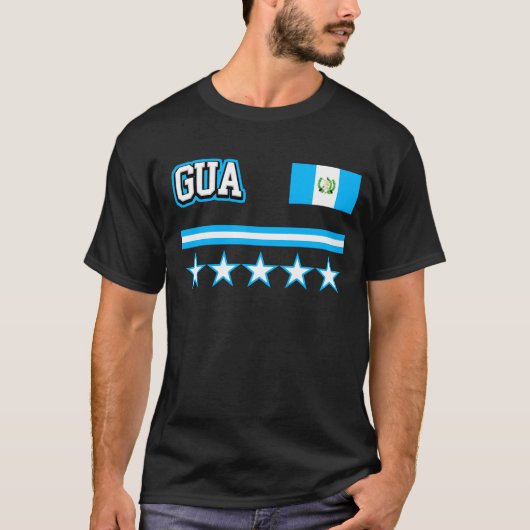 Guatemalteekse vlag t-shirt (Voorkant)