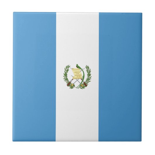 Guatemalteekse vlag tegeltje (Voorkant)