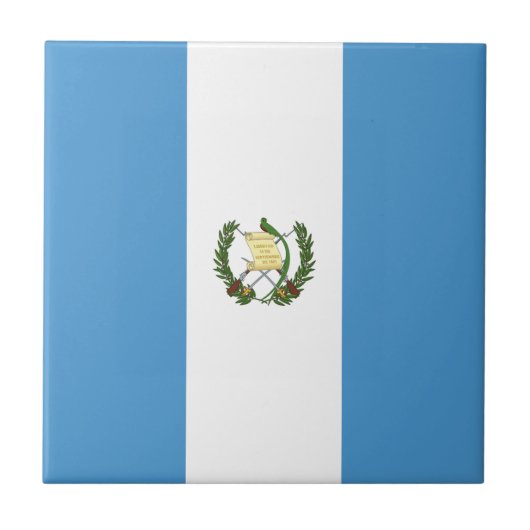 Guatemalteekse vlag tegeltje (Voorkant)