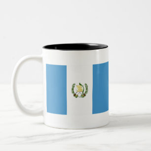 Guatemalteekse vlag tweekleurige koffiemok