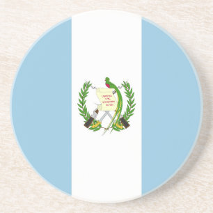 Guatemalteekse vlag zandsteen onderzetter