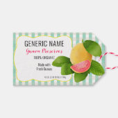Guava Fruit Canning Jar Label Cadeaulabel (Voorkant (Horizontaal))
