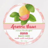 Guava Fruit Labels (Design 2)