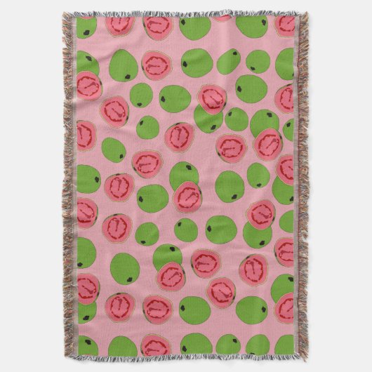 Guava Fruit Pattern Deken (Voorkant Verticaal)