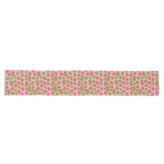 Guava Fruit Pattern Lange Tafelloper (Horizontaal)