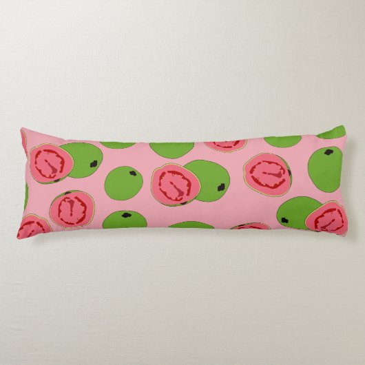 Guava Fruit Pattern Lichaamskussen (Voorkant)