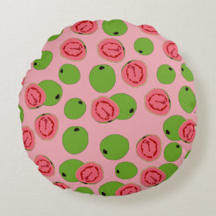 Guava Fruit Pattern Rond Kussen