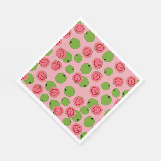 Guava Fruit Pattern Servet (Hoek)