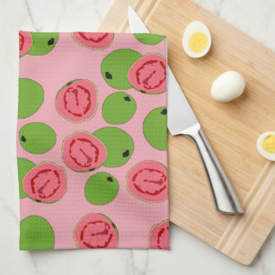Guava Fruit Pattern Theedoek