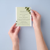 Guava Leaf Wedding Flyer (Hand)