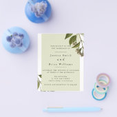 Guava Leaf Wedding Flyer (Enkel)