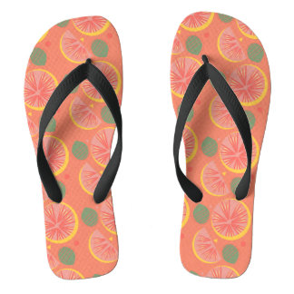 Guava Quenepas Fruit Pattern Teenslippers