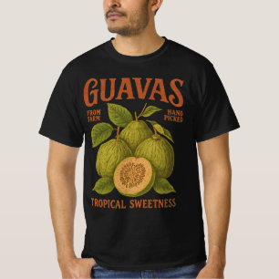 Guavas Retro Reclame Grafisch Vintage Tropisch T-shirt