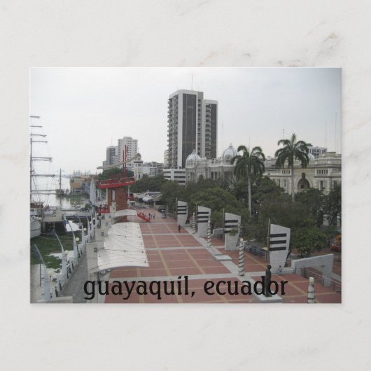 guayaquil , ecuador briefkaart (Voorkant)