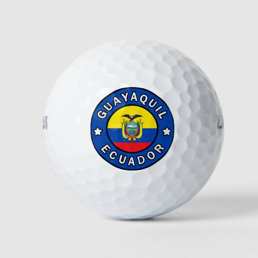 Guayaquil Ecuador Golfballen (Voorkant)