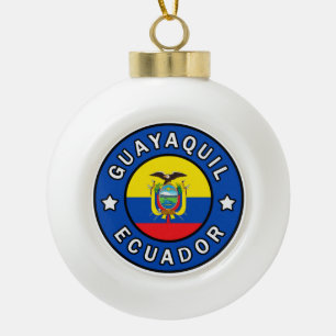 Guayaquil Ecuador Keramische Bal Ornament