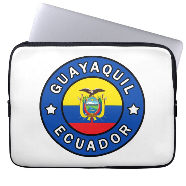 Guayaquil Ecuador Laptop Sleeve (Voorkant)