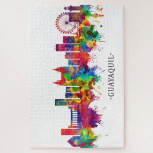 Guayaquil Ecuador Skyline Legpuzzel