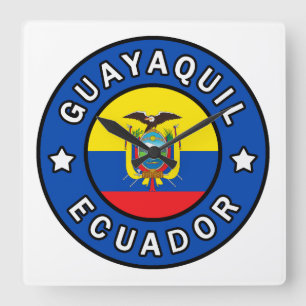 Guayaquil Ecuador Vierkante Klok