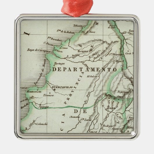 Guayaquil Metalen Ornament (Voorkant)