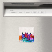 Guayaquil Skyline Magneet (Insitu (Vaatwasser))