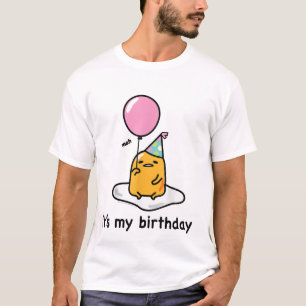 Gudetama "C'est mon anniversaire" T-shirt Tee - sh