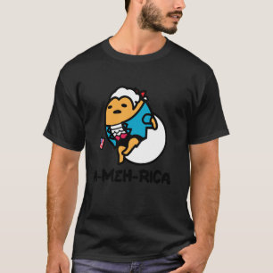 Gudetama, het luie ei van de USA Patriotic America T-shirt