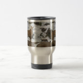 Guépard dans la tasse de voyage de neige (Centre)
