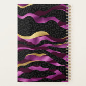 Guépard Violet Noir Motif Léopard Noir (Dos)