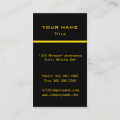 Guêpe drôle - carte de visite (Dos)