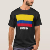 Guepsa Colombia Flag Emblem Escudo Bandera Crest T-shirt (Voorkant)
