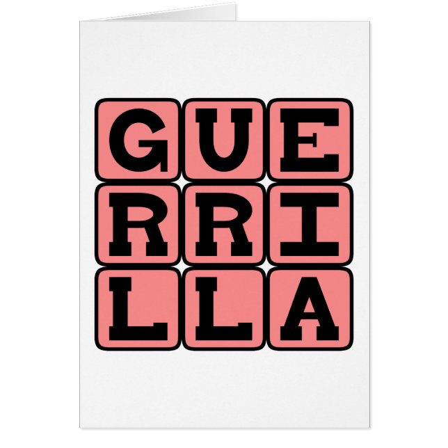 Guérilla, Style de guerre (Devant)