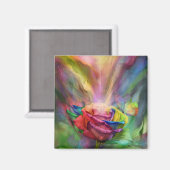 Guérir Chakra Magnet d'art Rose (Recto/Verso)