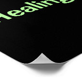 Guérir des abus Mandala Inspiration Poster (Coin)