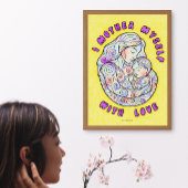 Guérir la fête des mères Affiche colorante