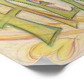 Guérir les coeurs Word Art Inspiration Poster Impr (Coin)