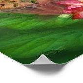 Guérir Lotus Chakras Poster d'art (Coin)