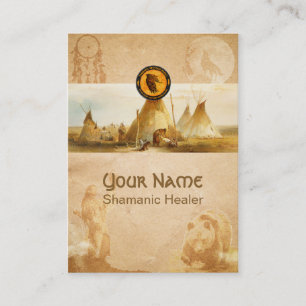 Guérison de Shamanic - carte de visite