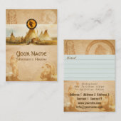 Guérison de Shamanic - carte de visite (Devant / Derrière)