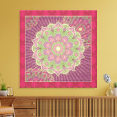Guérison Mandala - Toile Enveloppée (Insitu(Salon))