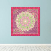 Guérison Mandala - Toile Enveloppée (Insitu (Plancher de Bois))
