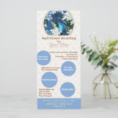 Guérison spirituel - Carte de bâti d'affaires, Cir (Debout devant)