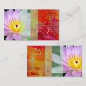 Guérisseurs holistiques cartes de visite clinquant (Devant / Derrière)