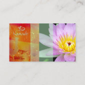 Guérisseurs holistiques cartes de visite clinquant (Dos)