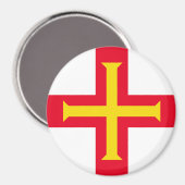 Guernesey Flag Magneet (Voorkant / Achterkant)