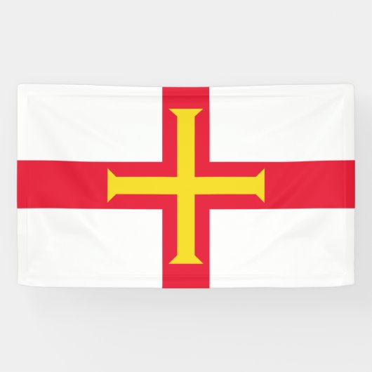 Guernsey flag Banner (Horizontaal)